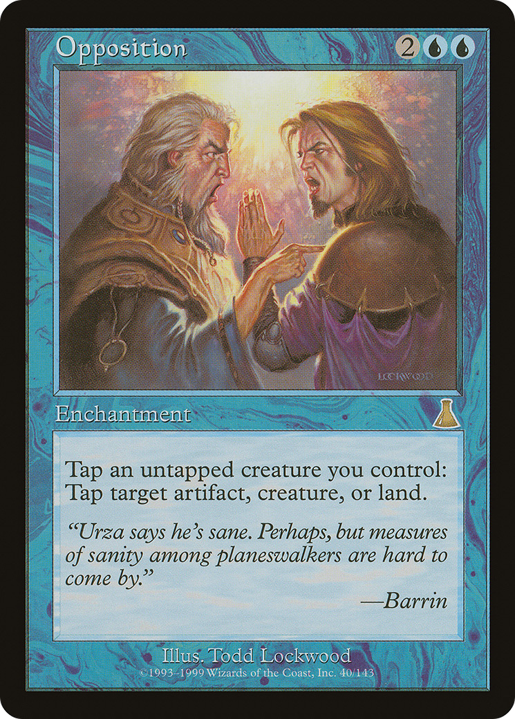 Opposition (UDS-040) [Urza's Destiny] Foil