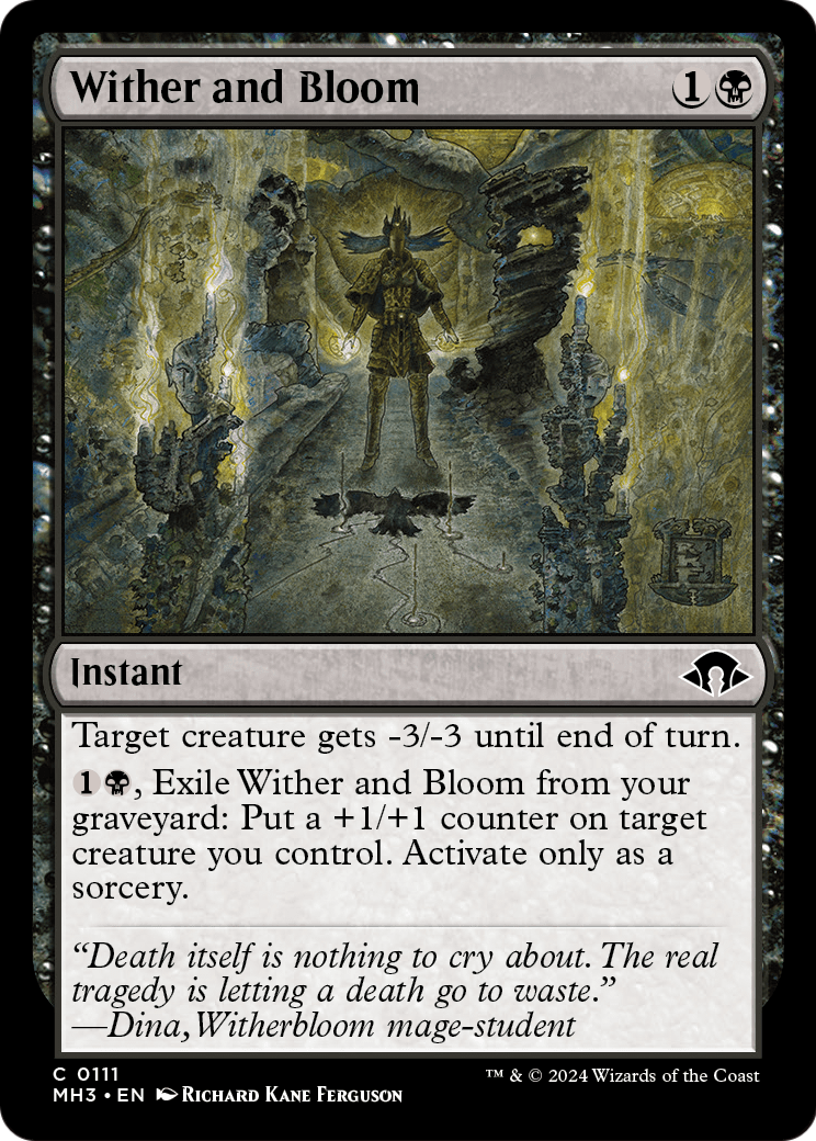Wither and Bloom (MH3-111) [Modern Horizons 3] Foil