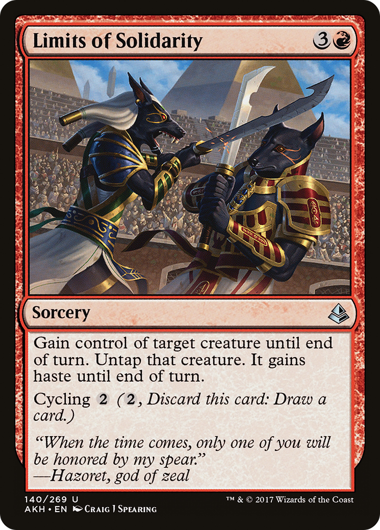 Limits of Solidarity (AKH-140) [Amonkhet] Foil