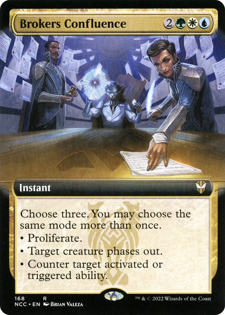 Brokers Confluence (Extended Art) (NCC-168) [New Capenna Commander]