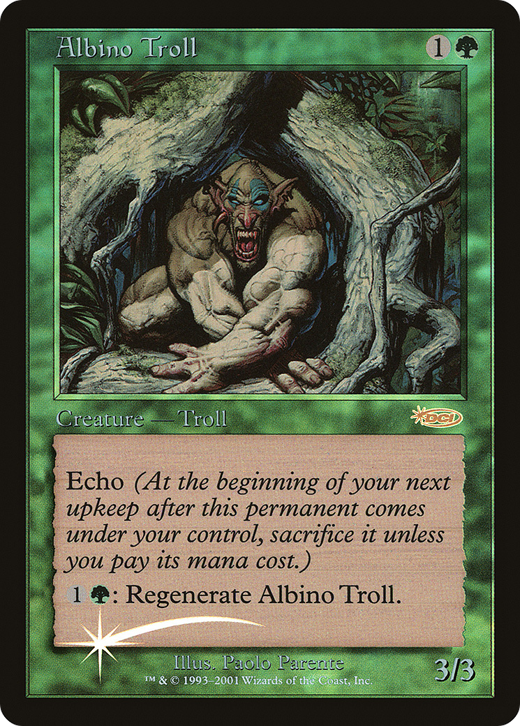 Albino Troll (FNM-002) [Friday Night Magic 2002] Foil
