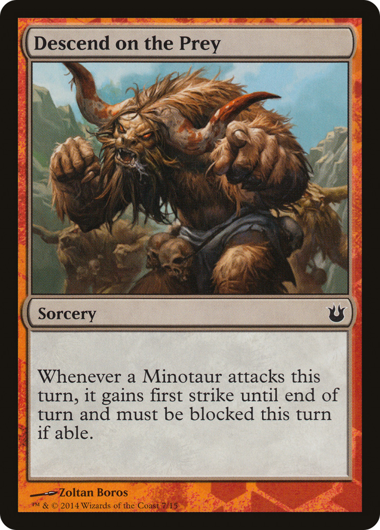 Descend on the Prey [Battle the Horde]