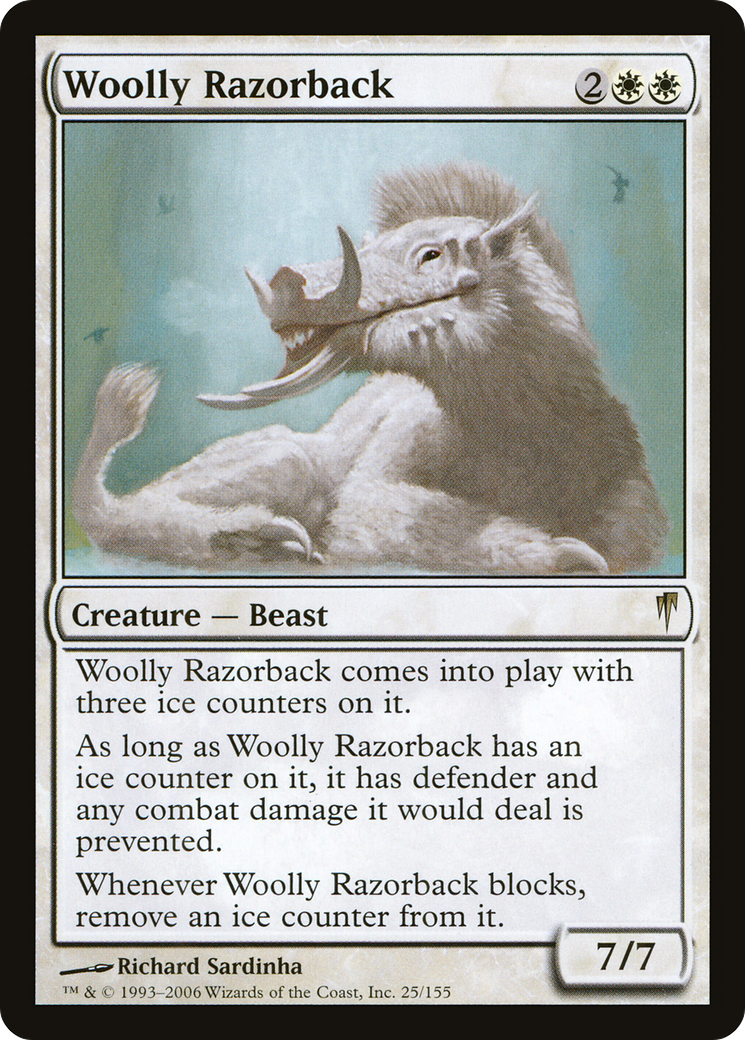 Woolly Razorback (CSP-025) [Coldsnap]