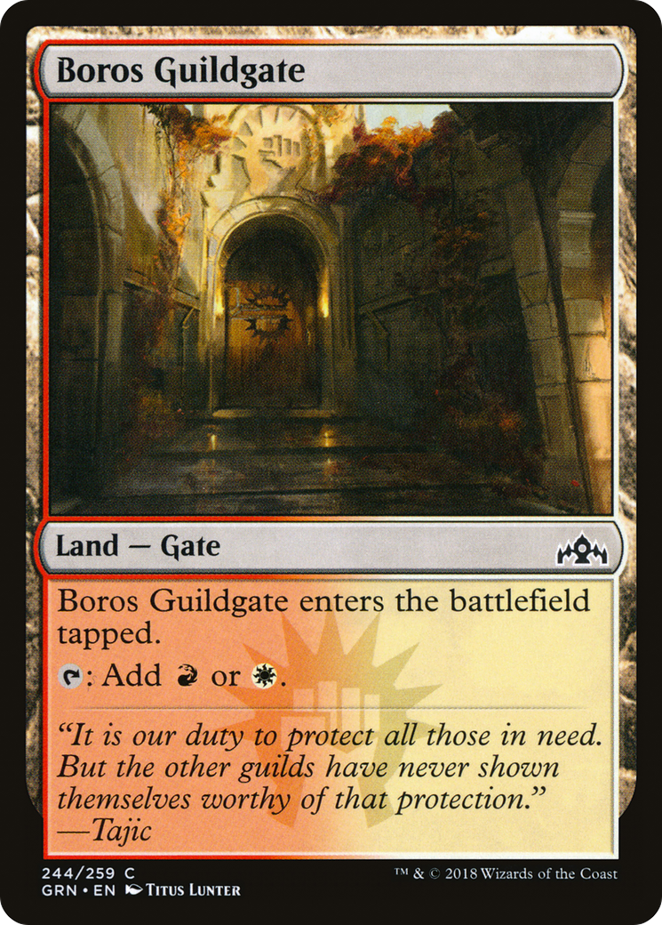 Boros Guildgate (GRN-244) [Guilds of Ravnica] Foil