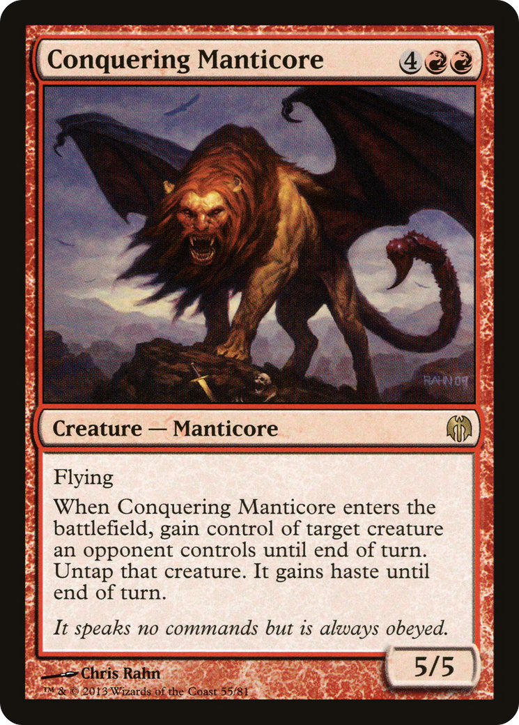 Conquering Manticore (DDL-055) [Duel Decks: Heroes vs. Monsters]