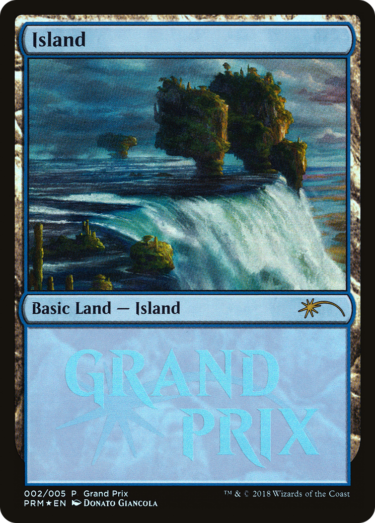 Island (GPP-002) [Grand Prix Promos] Foil