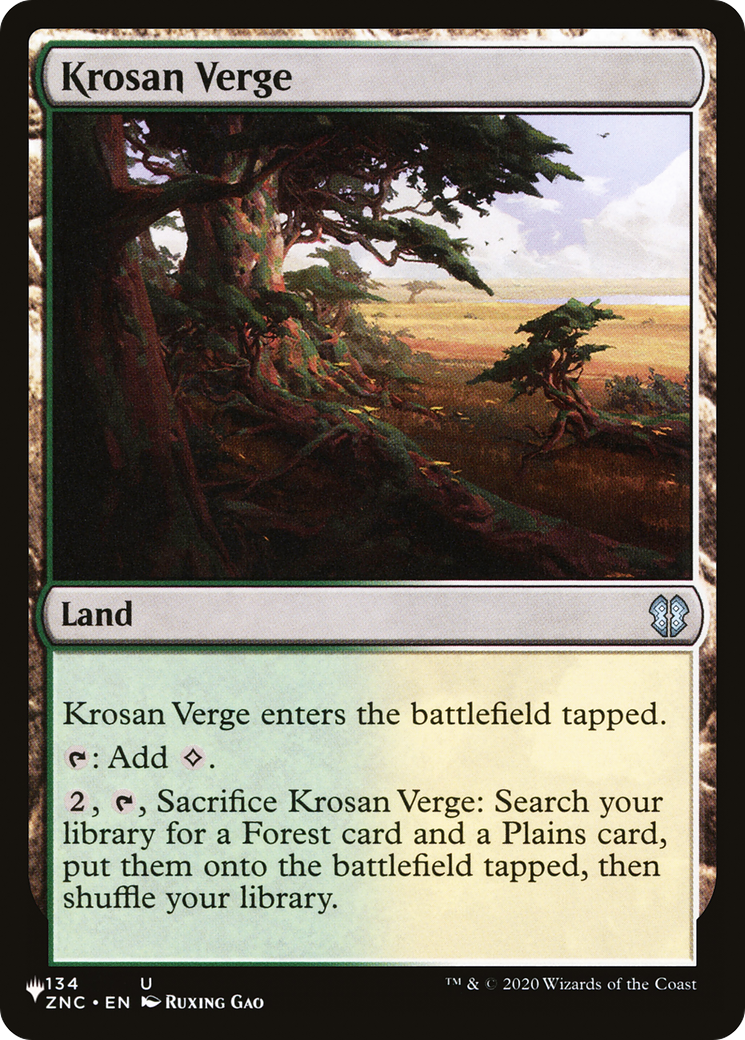 Krosan Verge (ZNC) (LIST-ZNC-134) [The List]