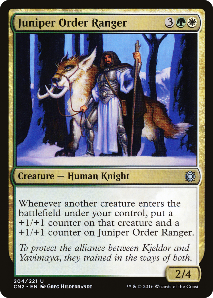 Juniper Order Ranger (CN2-204) [Conspiracy: Take the Crown] Foil