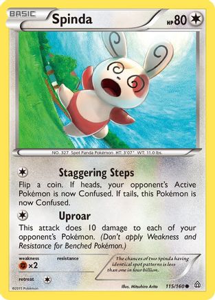 Spinda (115/160) [XY  Primal Clash] - Common