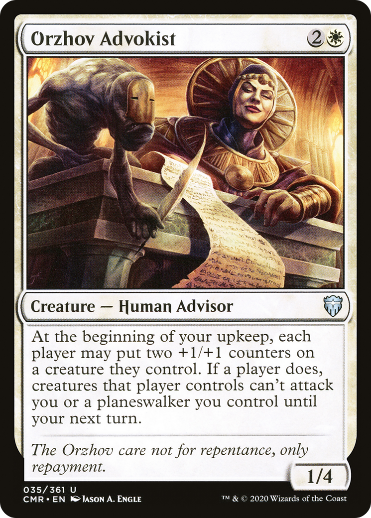 Orzhov Advokist (CMR-035) [Commander Legends] Foil