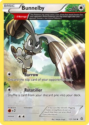 Bunnelby (Omega) (121/160) [XY  Primal Clash] - Uncommon
