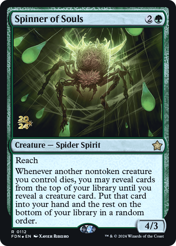 Spinner of Souls (PRE-112) [Foundations Promos] Foil