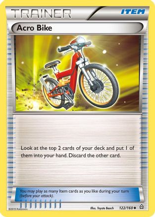 Acro Bike (122/160) [XY  Primal Clash] Reverse Holofoil - Uncommon