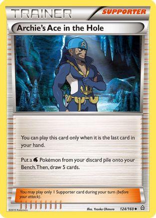 Archie's Ace in the Hole (124/160) [XY  Primal Clash] - Uncommon
