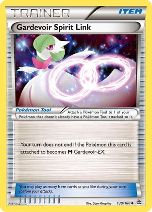 Gardevoir Spirit Link (130/160) [XY  Primal Clash] - Uncommon