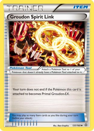 Groudon Spirit Link (131/160) [XY  Primal Clash] - Uncommon