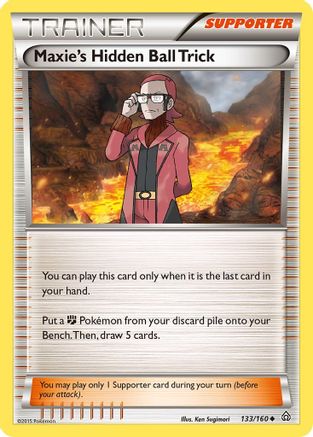 Maxie's Hidden Ball Trick (133/160) [XY  Primal Clash] - Uncommon