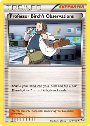 Professor Birch's Observations (134/160) [XY  Primal Clash] - Uncommon