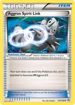 Aggron Spirit Link (123/160) [XY  Primal Clash] Reverse Holofoil - Uncommon