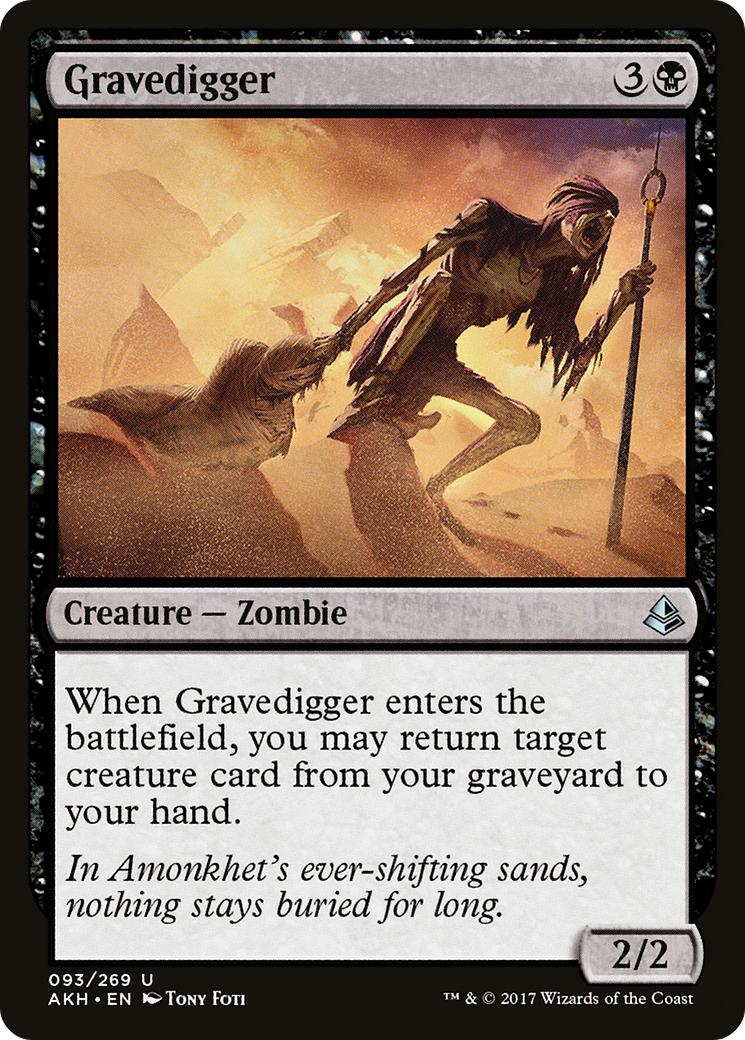 Gravedigger (AKH-093) [Amonkhet] Foil