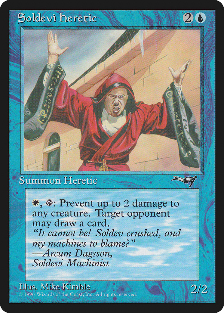 Soldevi Heretic (ALL-050) [Alliances]