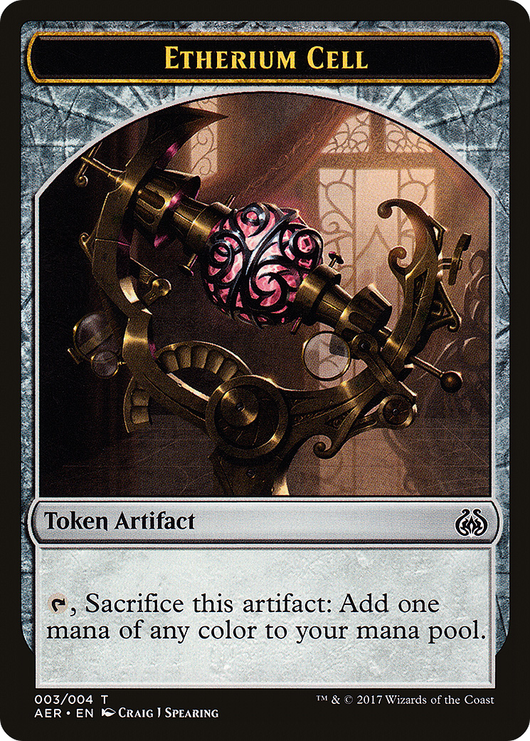 Etherium Cell Token (AER-003) [Aether Revolt Tokens]