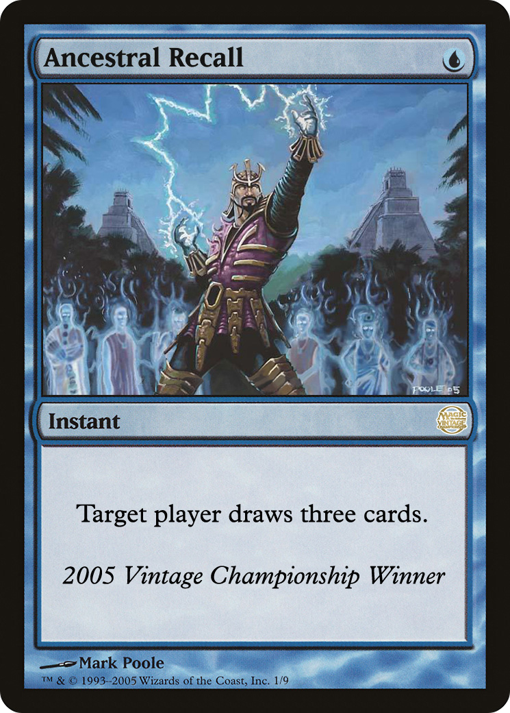 Ancestral Recall (OVNT-2005) [Vintage Championship]
