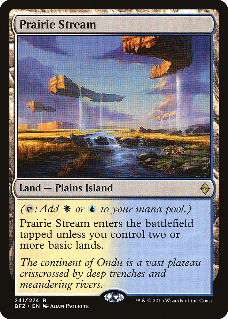 Prairie Stream (BFZ-241) [Battle for Zendikar]