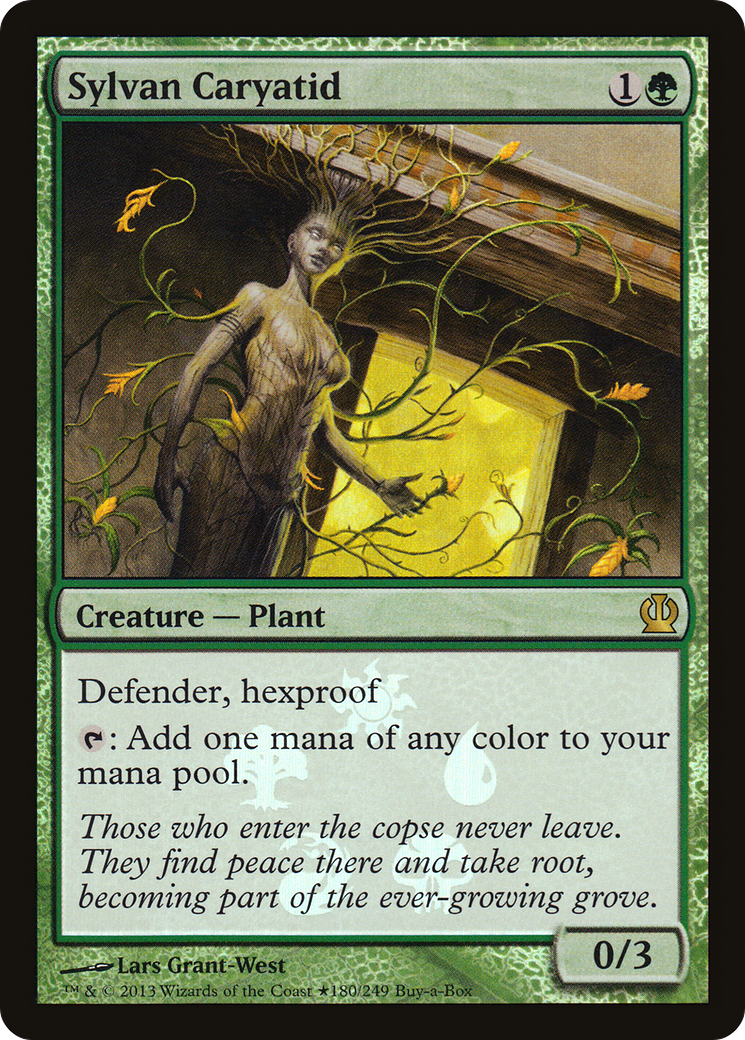 Sylvan Caryatid (BABP-180) [Theros Promos] Foil