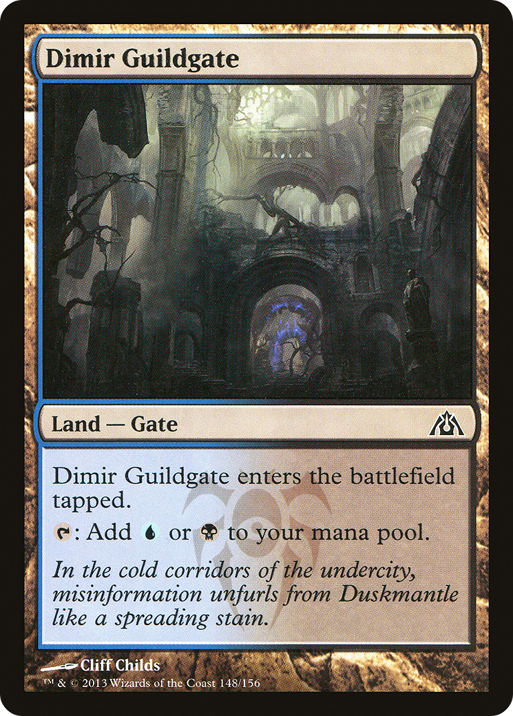 Dimir Guildgate (DGM-148) [Dragon's Maze]