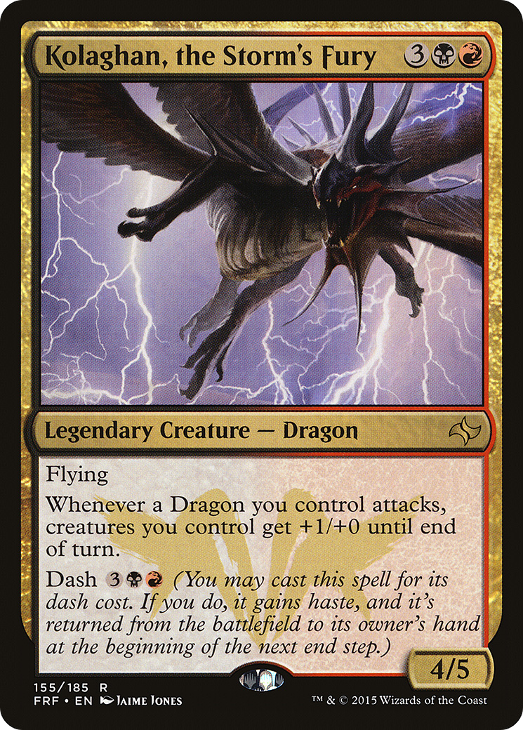 Kolaghan, the Storm's Fury (FRF-155) [Fate Reforged] Foil