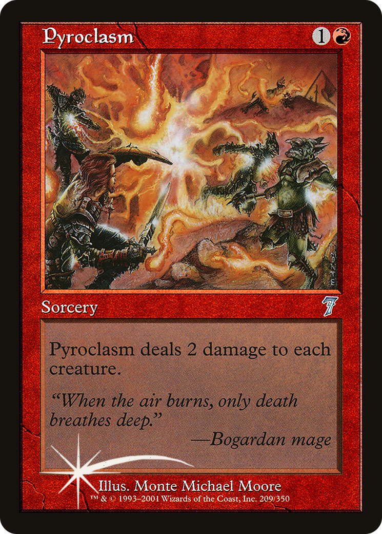 Pyroclasm (7ED-209★) [7th Edition] Foil