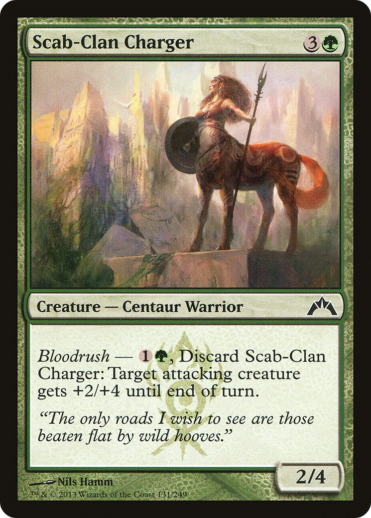 Scab-Clan Charger (GTC-131) [Gatecrash] Foil