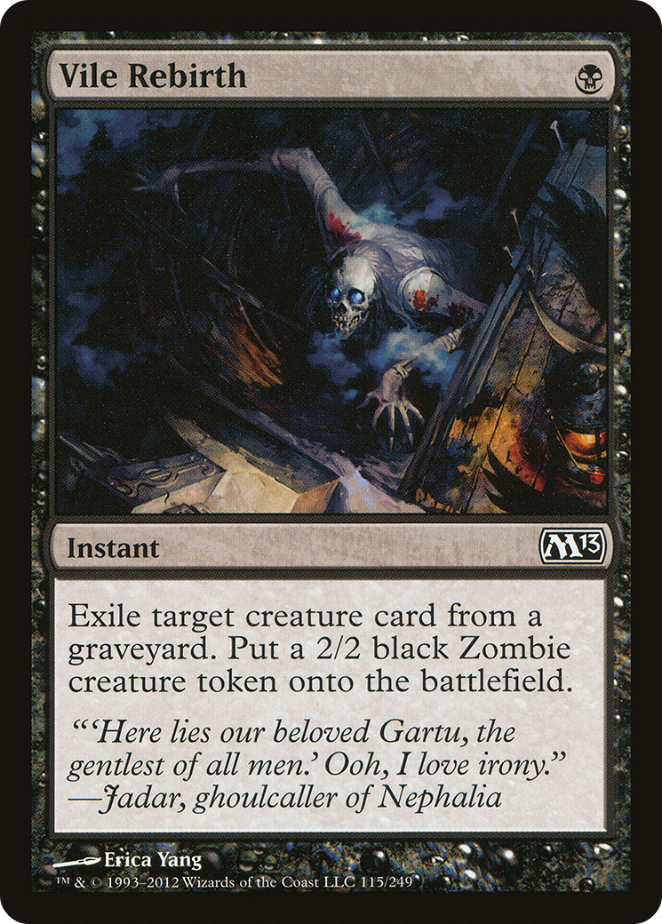 Vile Rebirth (M13-115) [Magic 2013]