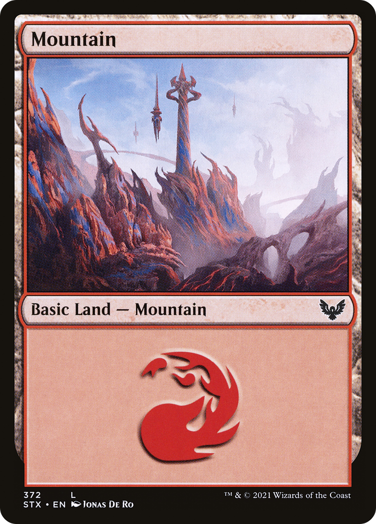 Mountain (STX-372) [Strixhaven: School of Mages]