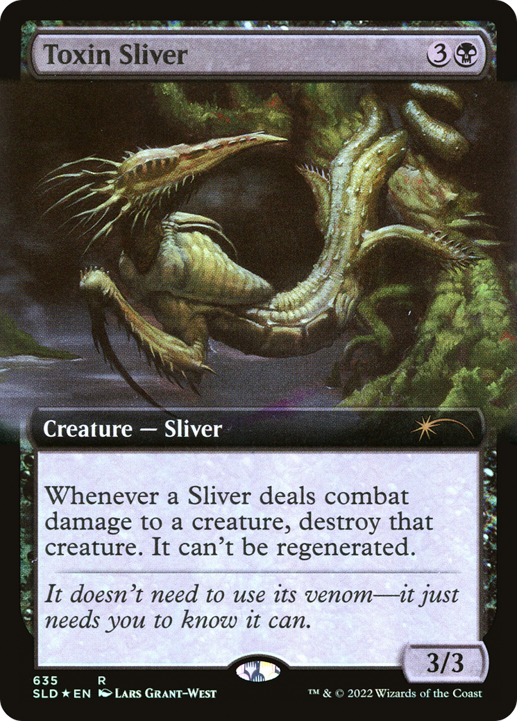 Toxin Sliver (Extended Art) (SLD-635) [Secret Lair Drop] Foil