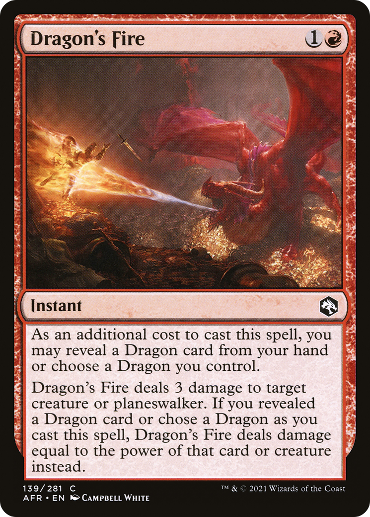 Dragon's Fire (AFR-139) [Adventures in the Forgotten Realms]