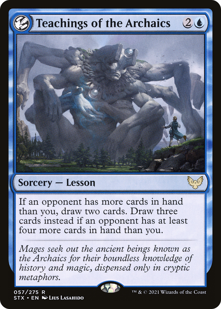 Teachings of the Archaics (STX-057) [Strixhaven: School of Mages] Foil