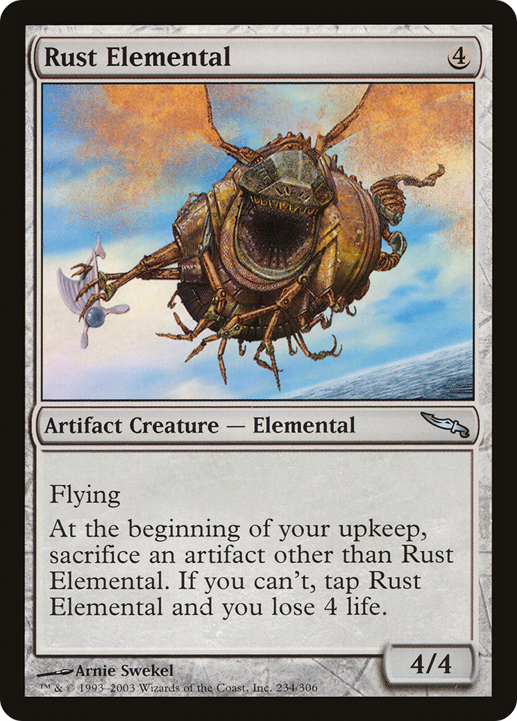Rust Elemental (MRD-234) [Mirrodin] Foil