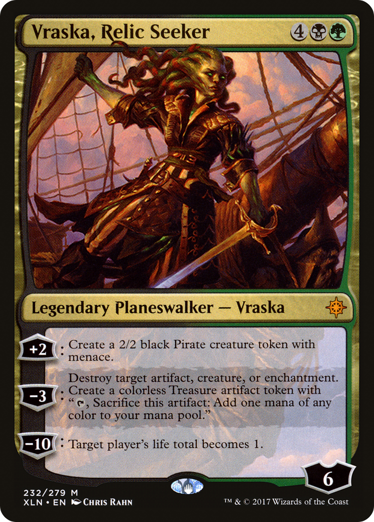 Vraska, Relic Seeker (XLN-232) [Ixalan] Foil