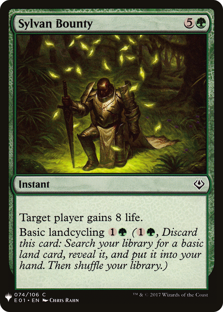 Sylvan Bounty (LIST-E01-74) [The List]