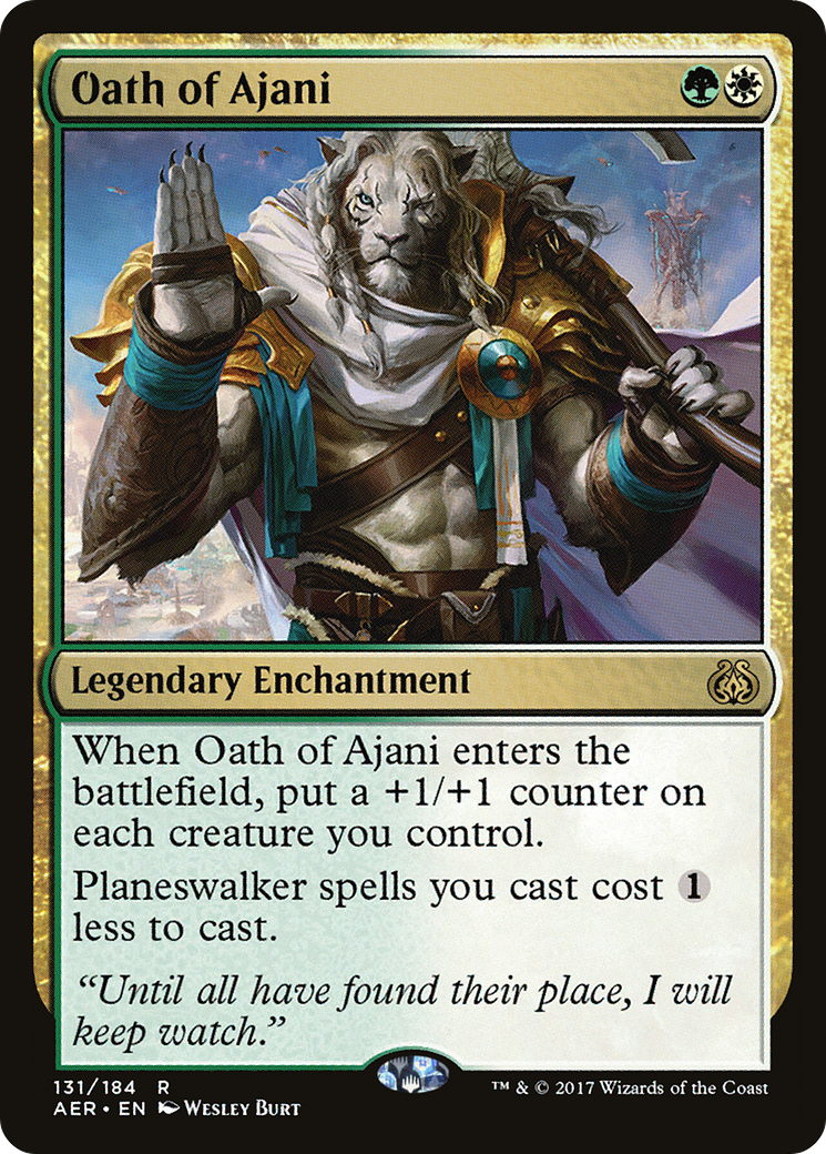 Oath of Ajani (AER-131) [Aether Revolt]