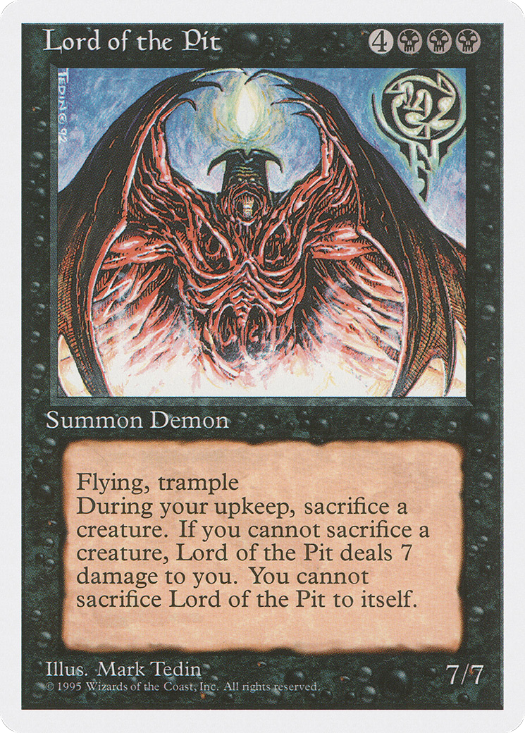 Lord of the Pit (4ED-028) [Fourth Edition]