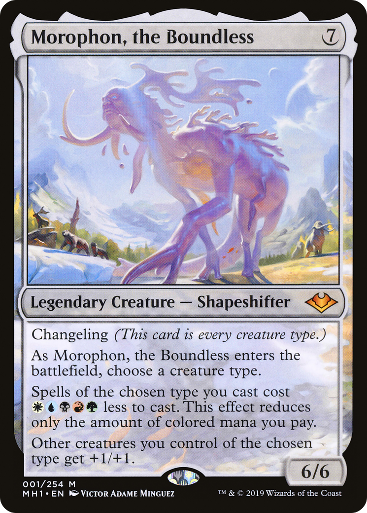 Morophon, the Boundless (MH1-001) [Modern Horizons] Foil