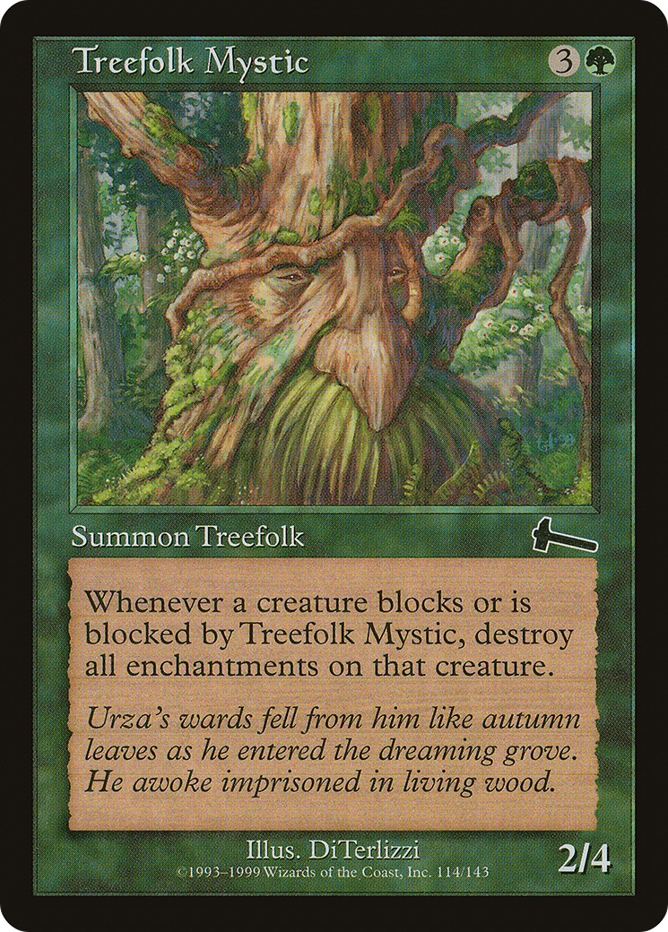 Treefolk Mystic (ULG-114) [Urza's Legacy]
