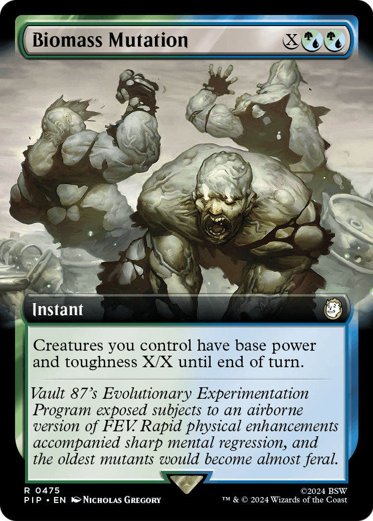 Biomass Mutation (Extended Art) (PIP-475) [Fallout]