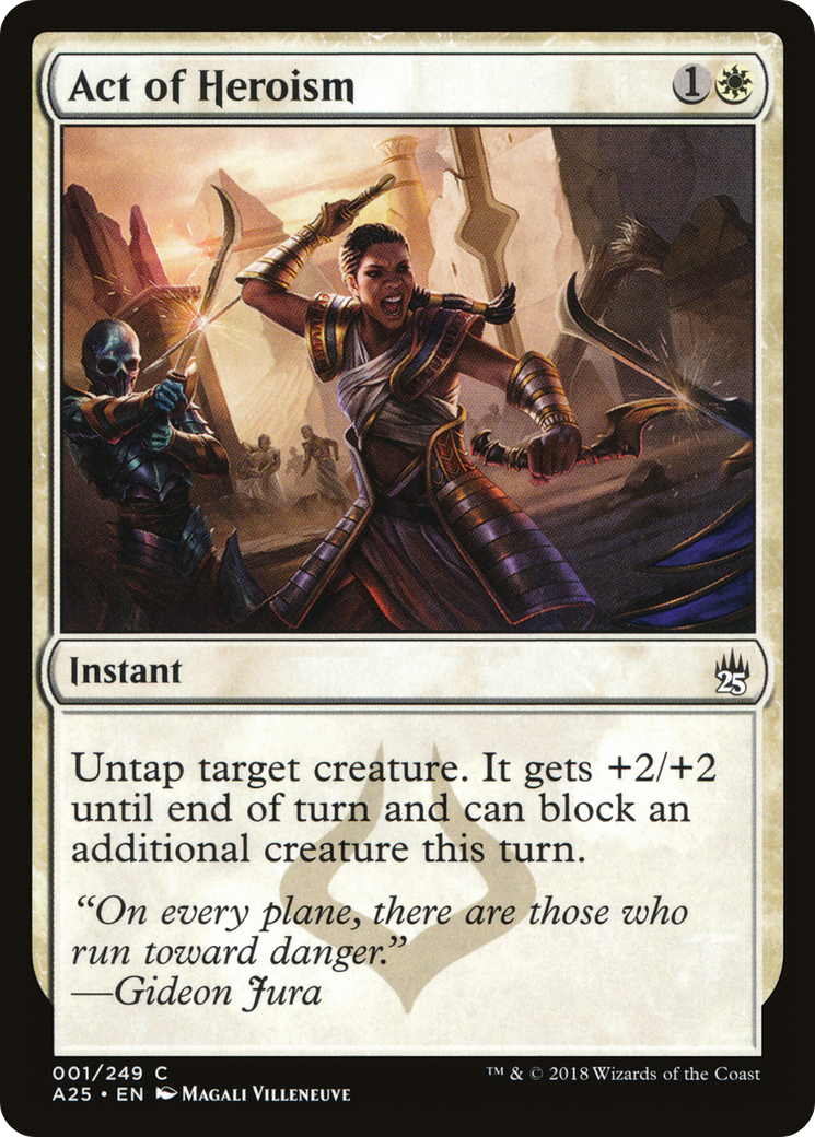 Act of Heroism (A25-001) [Masters 25] Foil