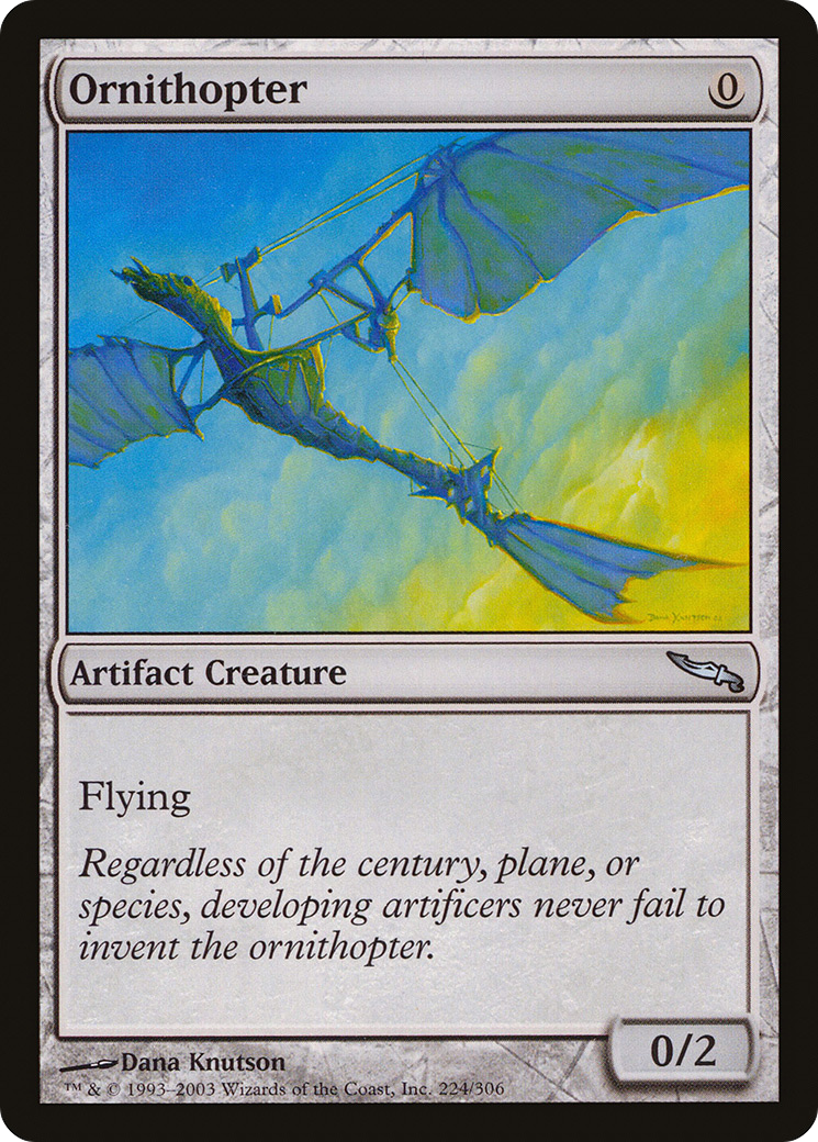 Ornithopter (MRD-224) [Mirrodin] Foil