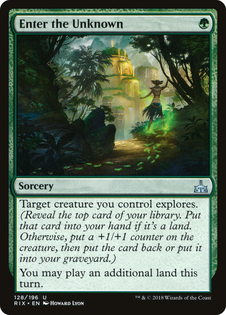 Enter the Unknown (RIX-128) [Rivals of Ixalan]