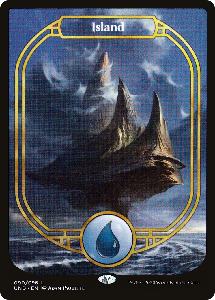 Island (Full Art) (UND-090) [Unsanctioned] Foil